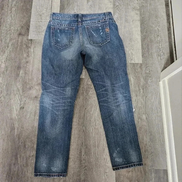 Miss Me Boyfriend Ripped Ankle Jeans‎ sz 28 - Picture 2 of 8